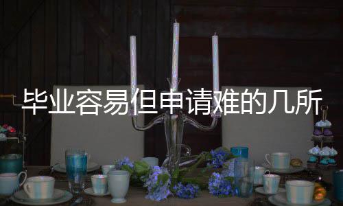 容易毕业但申的几国大学请难所英